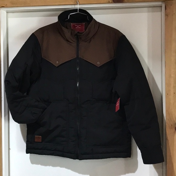 Kimes Ranch Jackets & Coats Kimes Ranch New Mens Large Blackbrown
